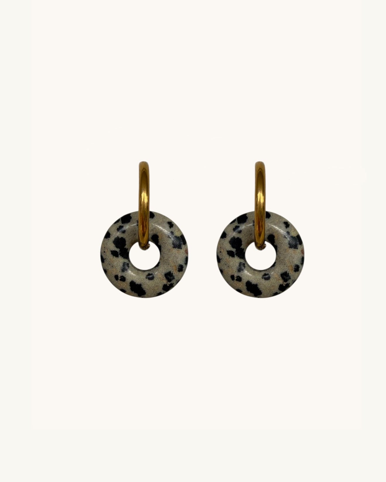 dalmatian hoops gold