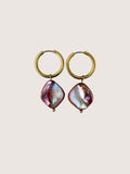 Vintage Shell Hoops 3/4